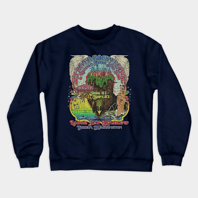 Sky River Rock Festival and Lighter Than Air Fair 1968 Crewneck Sweatshirt by JCD666